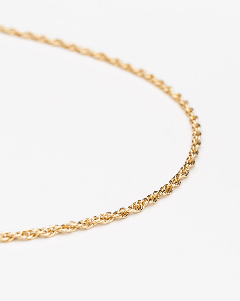 Eng verflochtene Gliederkette - Broke + Schön#farbe_gold-colored