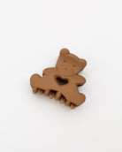 Haarclip in Form eines Teddybären - Broke + Schön#farbe_honey-brown