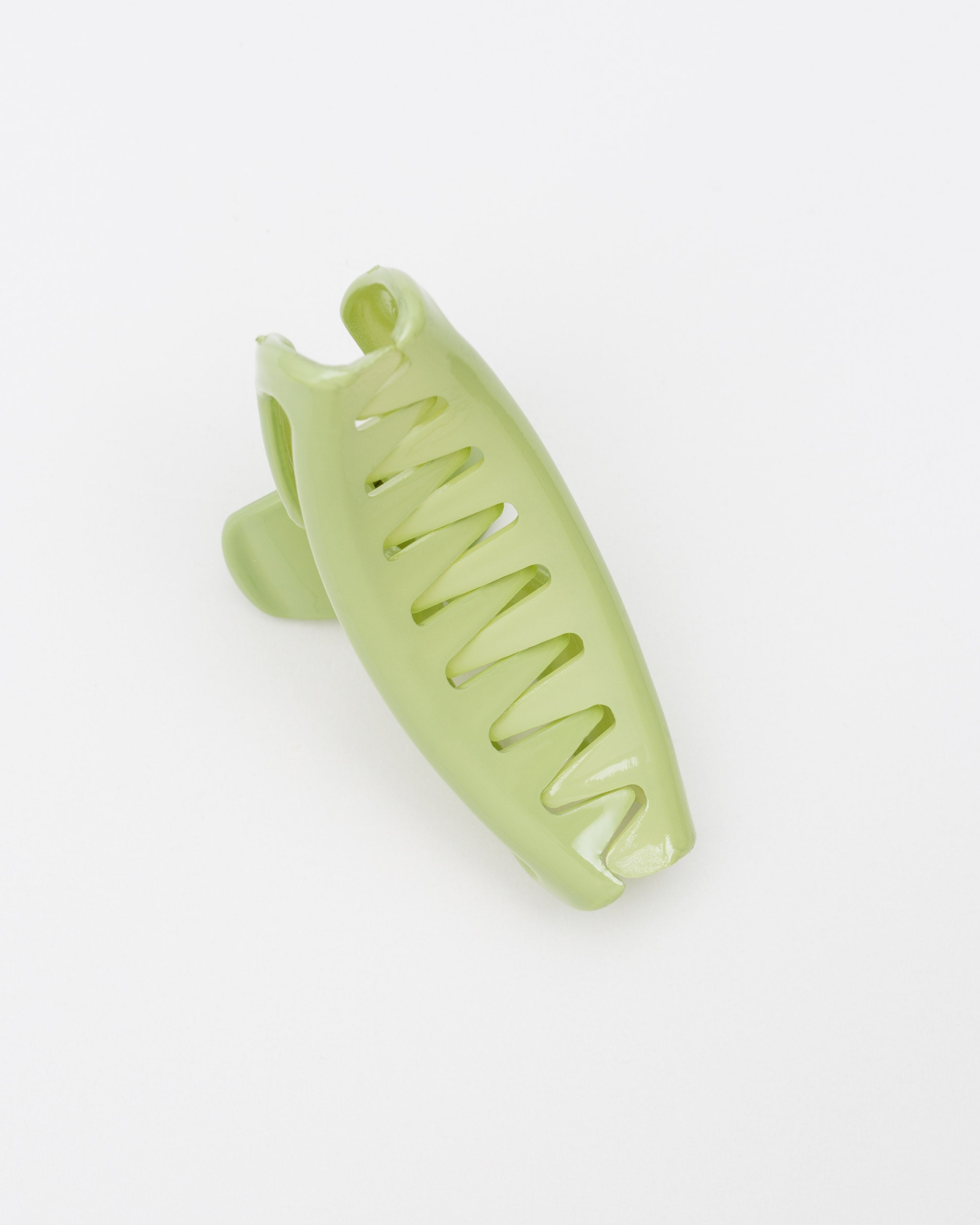 Geschwungener Haarclip - Broke + Schön#farbe_lightgreen