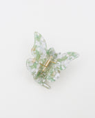 Haarclip in Form eines Schmetterlings- Broke + Schön#farbe_green-white