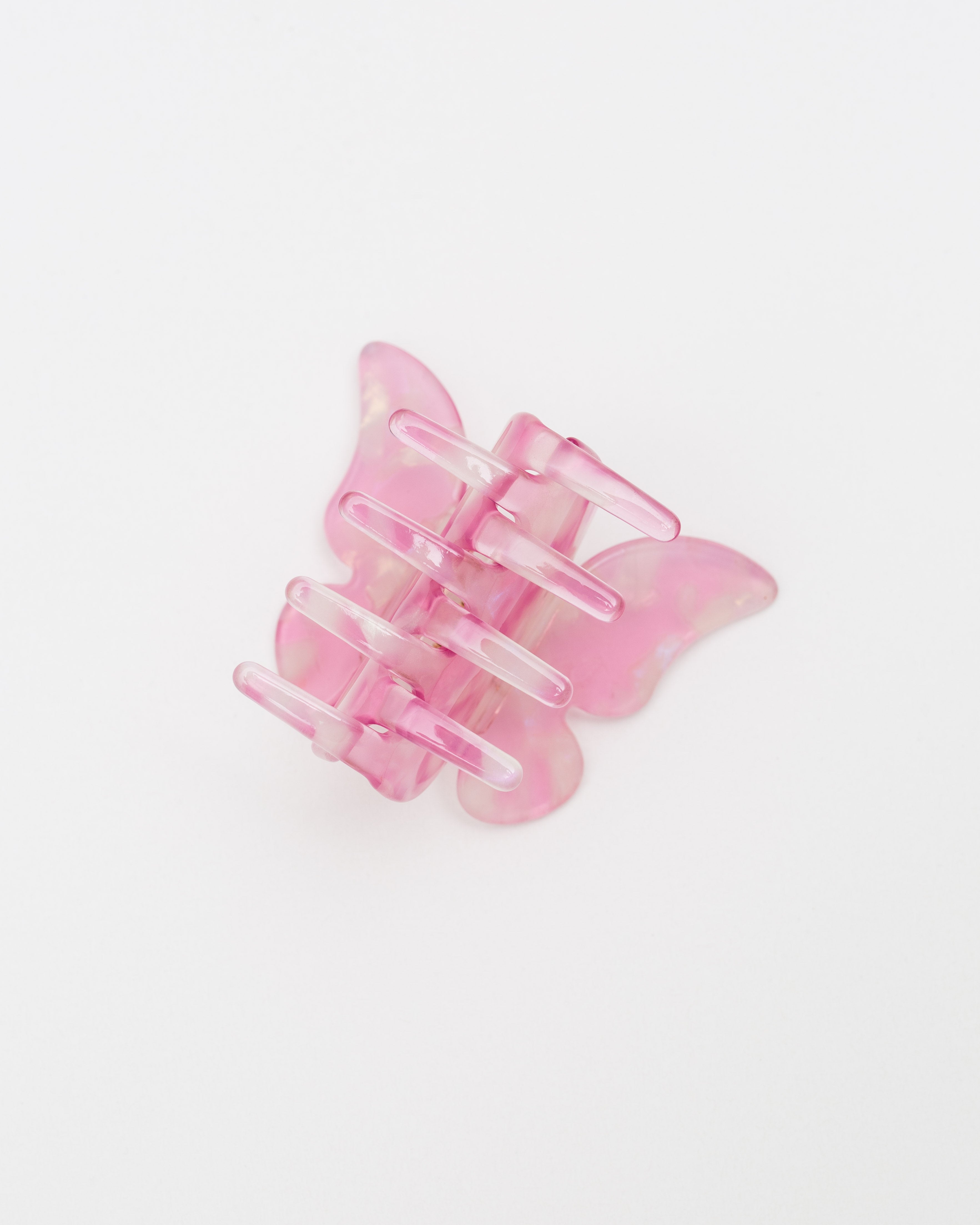 Haarclip in Form eines Schmetterlings- Broke + Schön#farbe_bright-pink