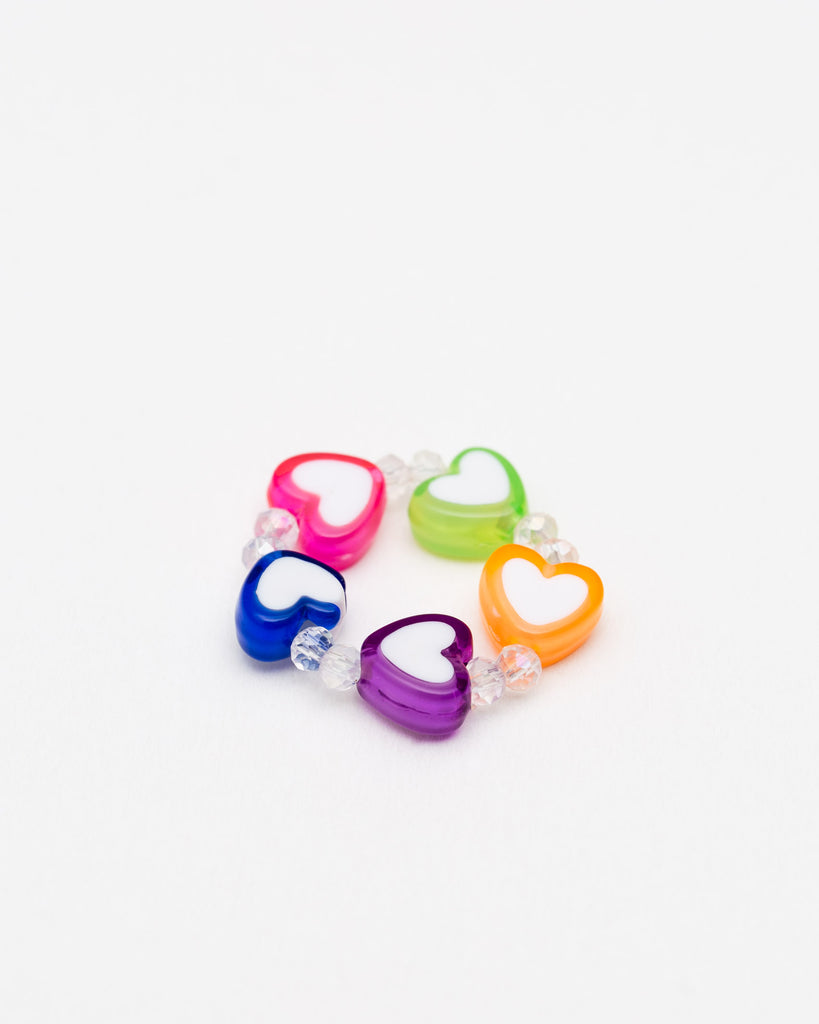 Elastischer Ring mit bunten Schmetterlingen - Broke + Schön#farbe_lollipop-purple
