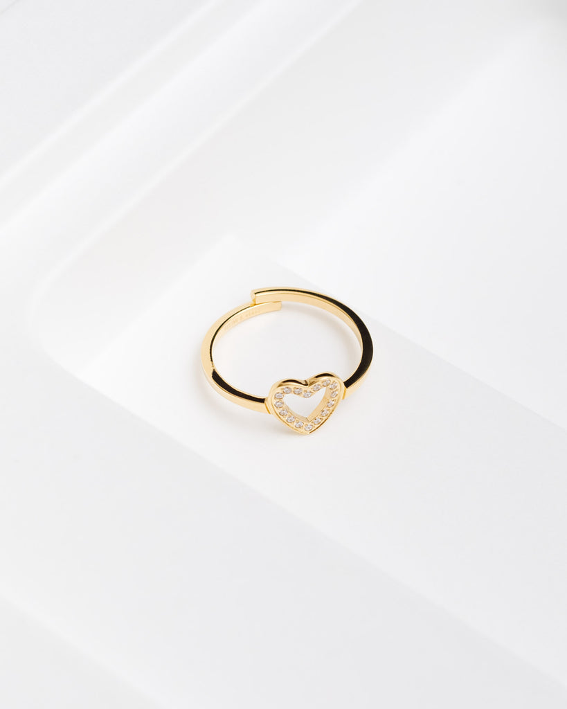 Ring mit Herz - Broke + Schön