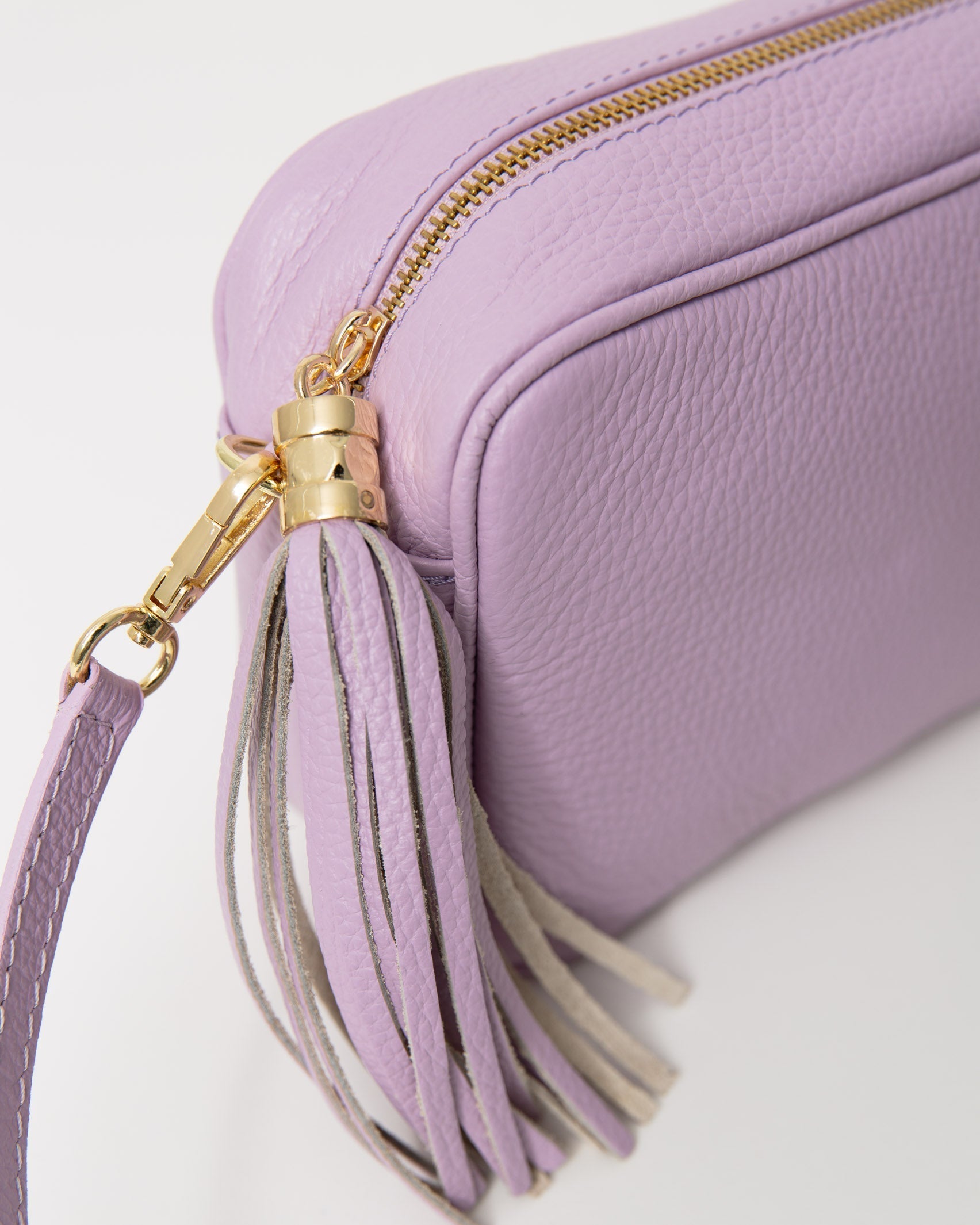 Rechteckige Tasche aus Leder - Broke + Schön#farbe_lilac