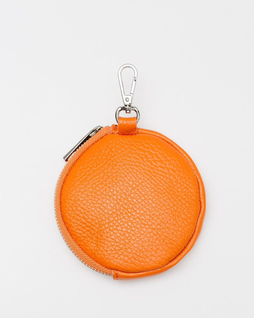 Kleine Geldbörse mit Karabinerverschluss - Broke + Schön#farbe_shiny-orange