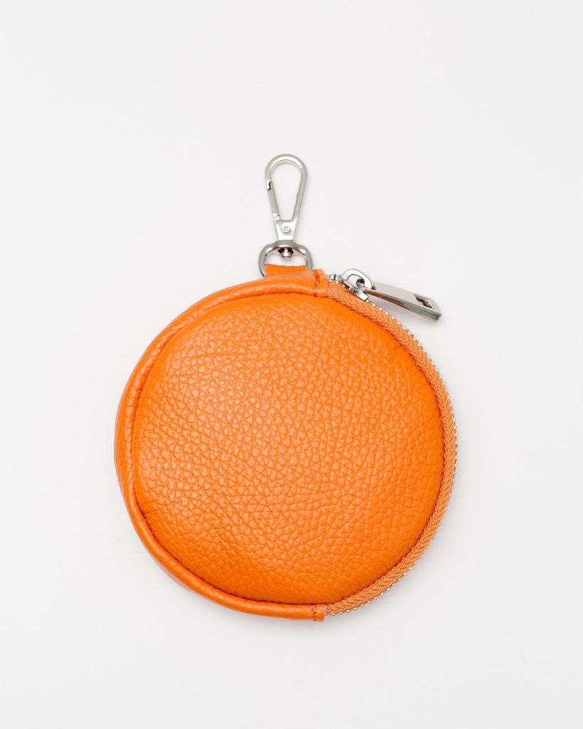 Kleine Geldbörse mit Karabinerverschluss - Broke + Schön#farbe_shiny-orange