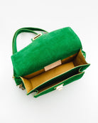 Satchel Bag aus Leder - Broke + Schön#farbe_green