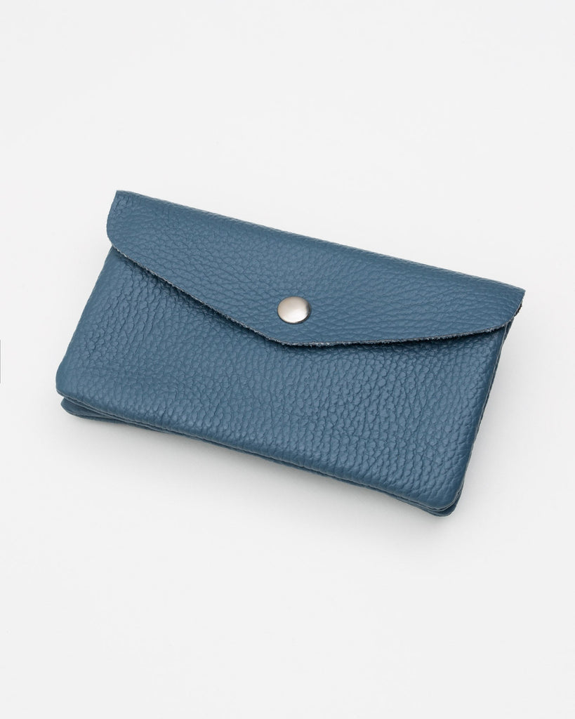 Portemonnaie aus Leder - Broke + Schön#farbe_blue