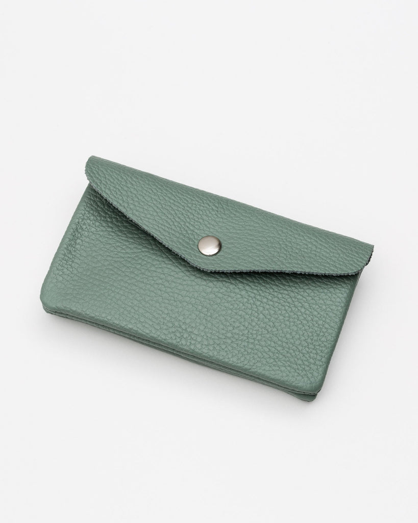 Portemonnaie aus Leder - Broke + Schön#farbe_mint