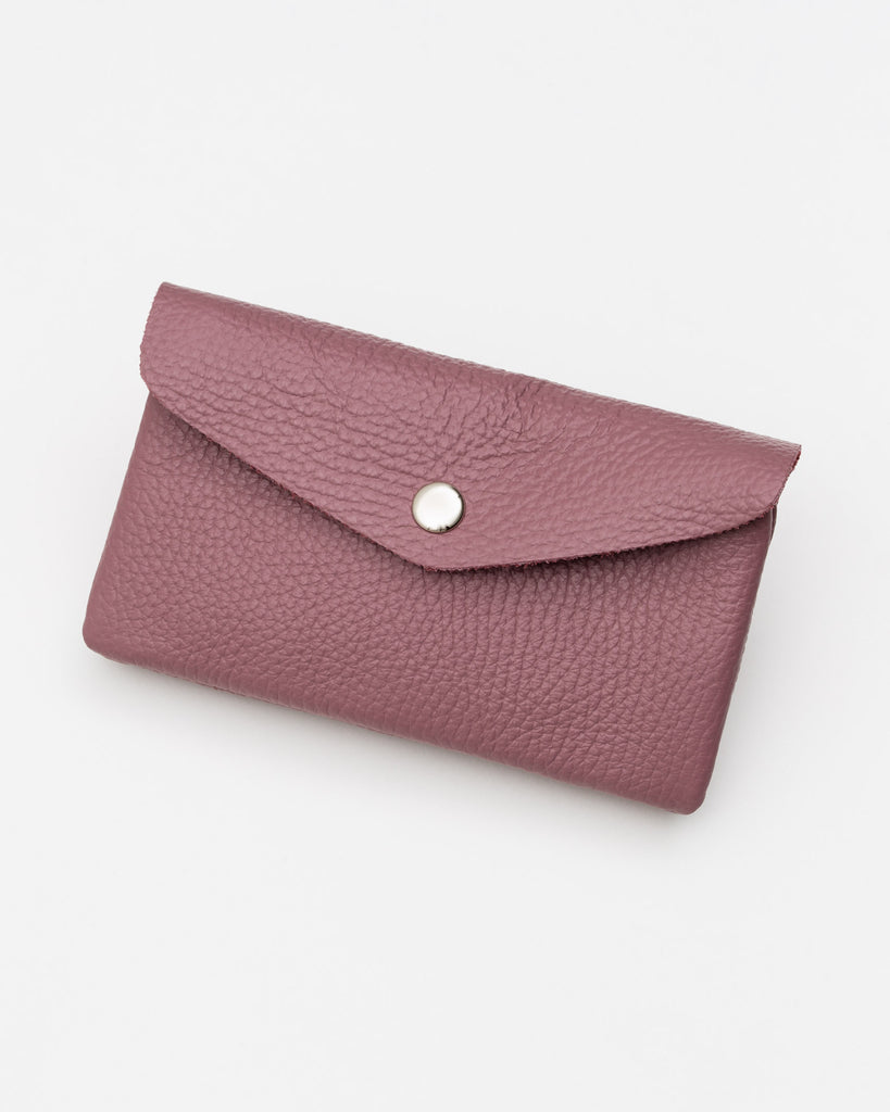 Portemonnaie aus Leder - Broke + Schön#farbe_dusty-rose