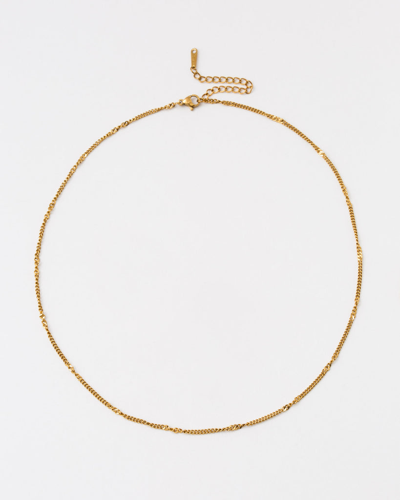 Feine Gliederkette - Broke + Schön#farbe_gold-colored
