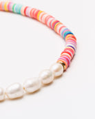 Zweigeteilte Perlenkette - Broke + Schön#farbe_multicolor