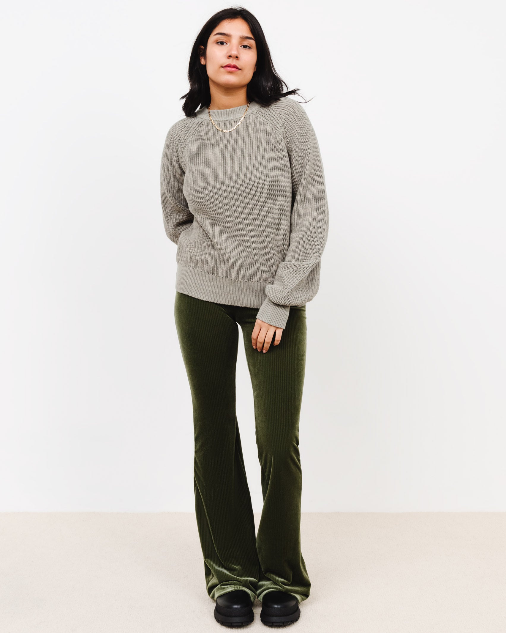 Klassischer Pullover aus Bio Baumwolle - Broke + Schön#farbe_wrought-iron