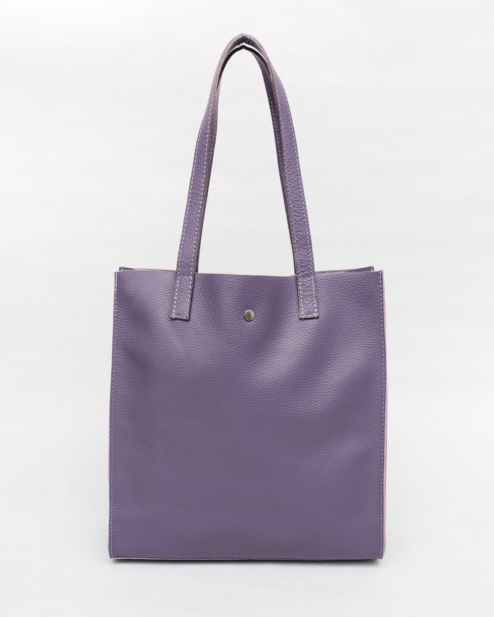Shopper aus Leder - Broke + Schön#farbe_lilac