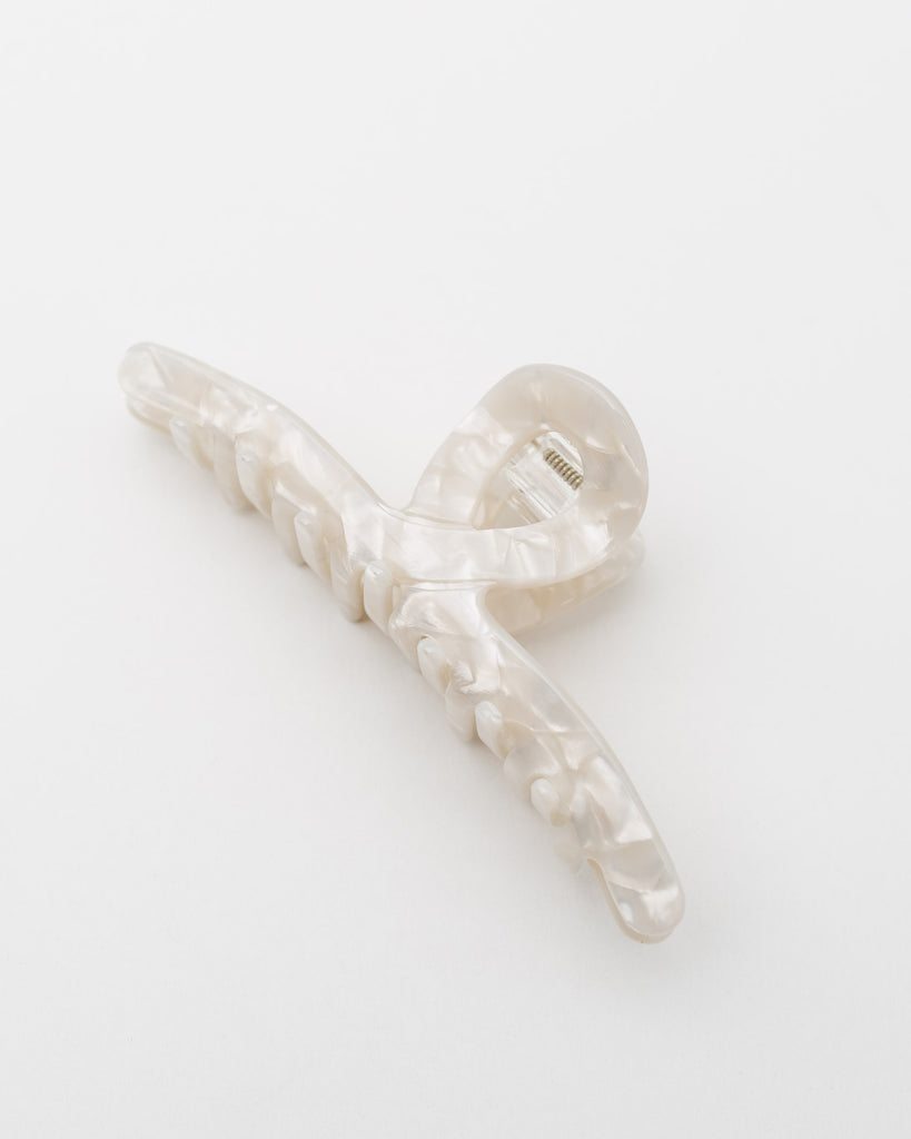 Haarklammer Schildpatt - Broke + Schön#farbe_white