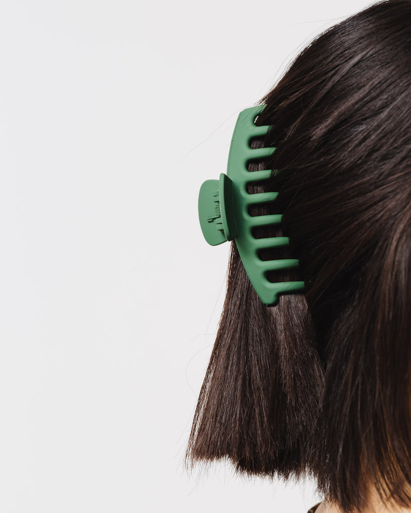 Schlichte Haarklammer - Broke + Schön#farbe_green