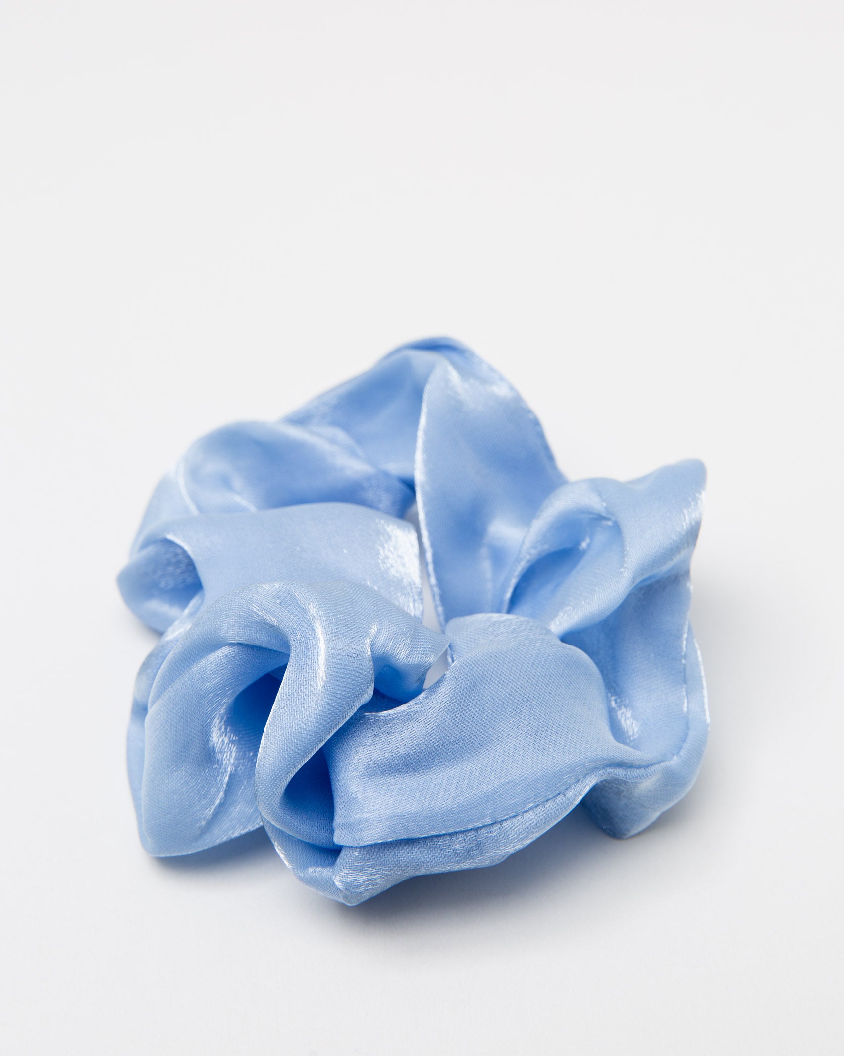 Glänzendes Scrunchie - Broke+Schön#farbe_cornflower-blue
