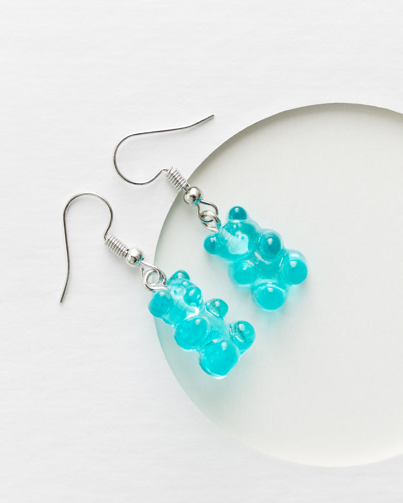 Gummibärchen Hängeohrring - Broke + Schön#farbe_iceblue