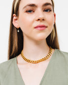 Grobe Statement Halskette - Broke + Schön#farbe_gold-colored
