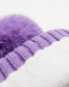 Bommelmütze mit Fleecefutter - Broke + Schön#farbe_violet