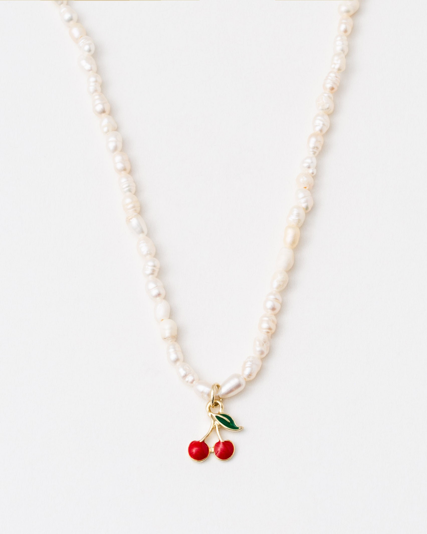 Filigrane Perlenkette - Broke + Schön#farbe_white
